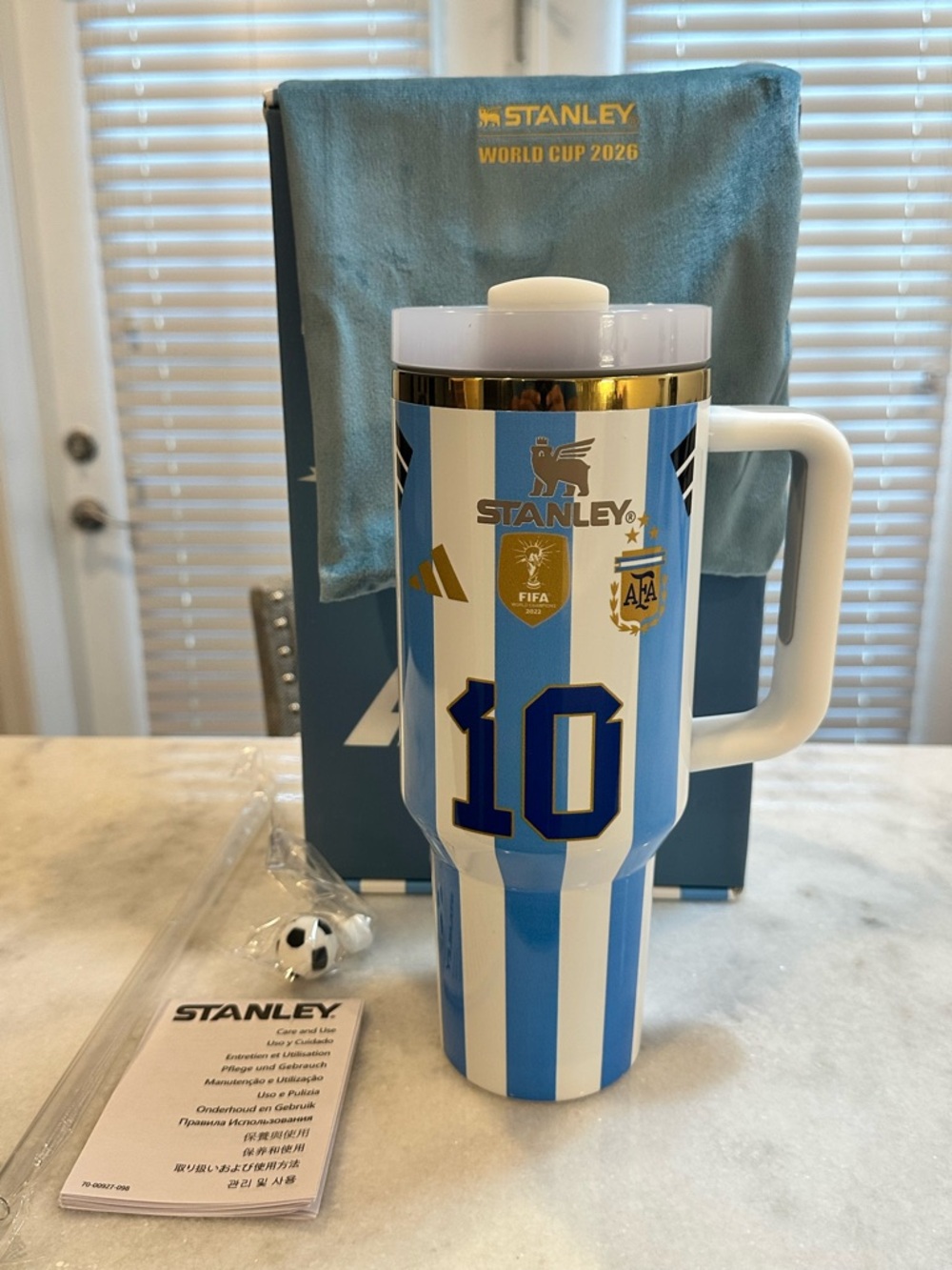 2026 FIFA World Cup Stanley Special & Limited Edition Messi #10 - 40oz Tumbler